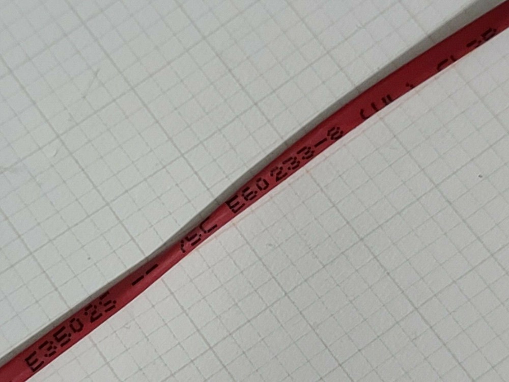 Carol E3502S 18/2C Solid Plenum Fire Alarm Wire Cable FPLP Red /100ft