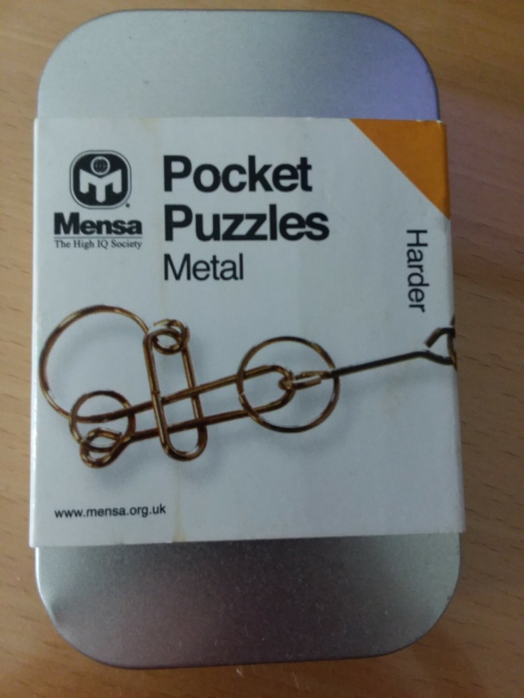 Mensa Pocket Puzzles Metal - Harder