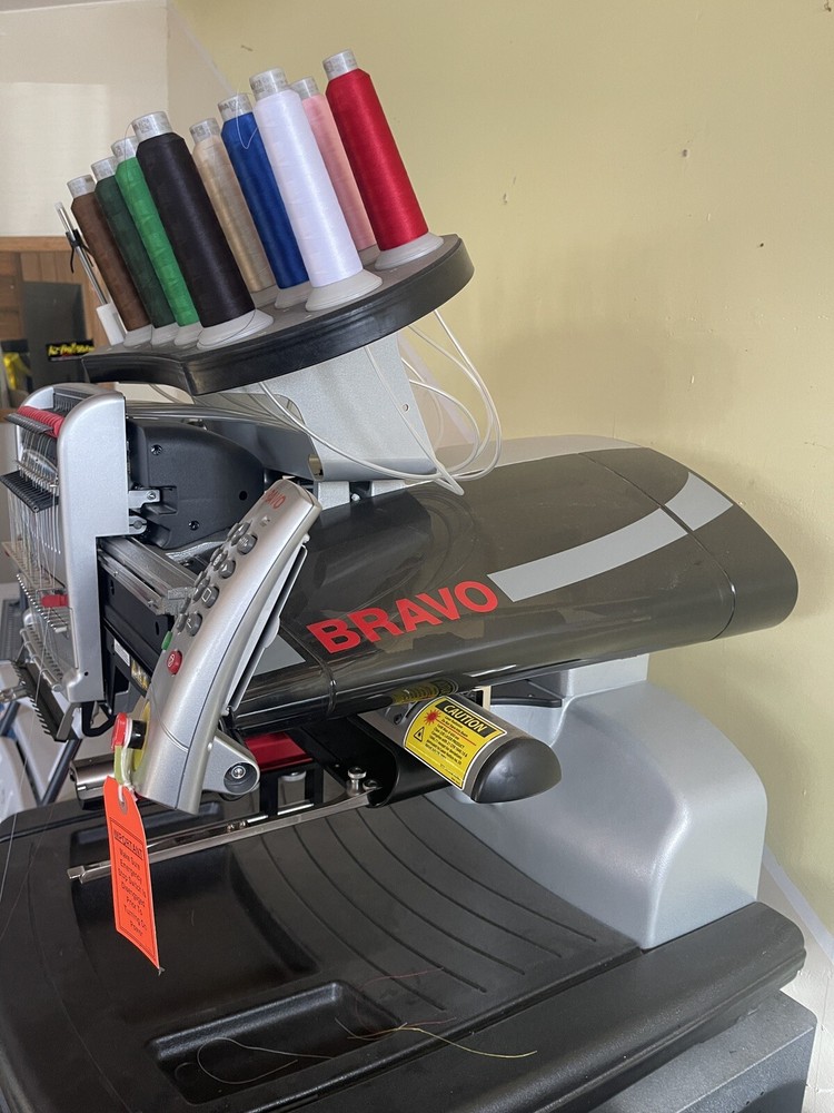 Melco Bravo II Single Head 16 Needle Embroidery Machine