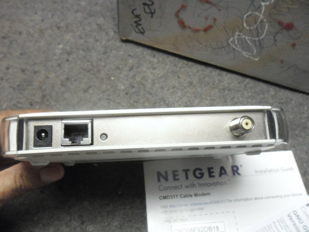 NETGEAR High Speed Cable Modem CMD31T Only No Cable or Adapter Used