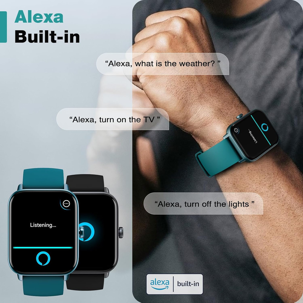Smartwatches (Pink with Green)