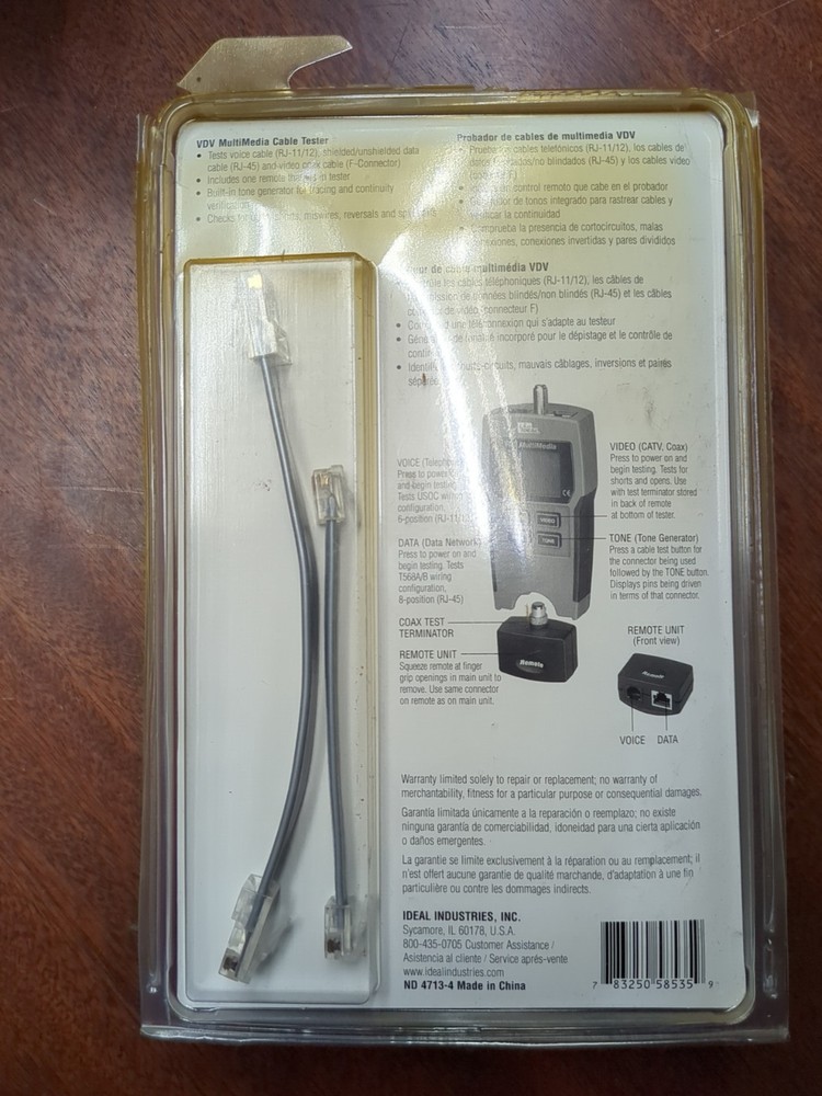 IDEAL 33-856 VDV Multimedia Cable Tester