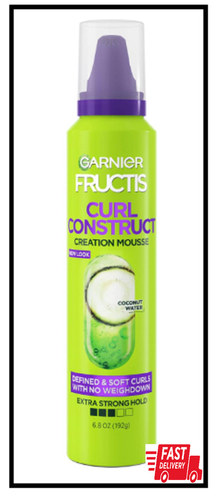 Garnier Fructis Style Curl Construct Creation Mousse, 6.8 Oz, 1 Count