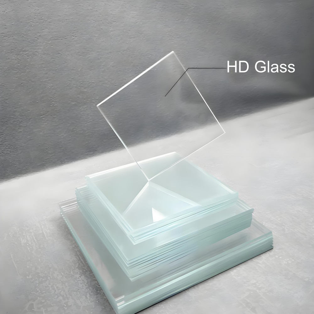 2PC Laboratory Microscope Working Stage HD Engraved Glass Board 3MM Thickness