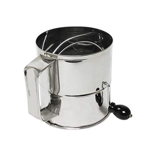 8 Cup Flour Sifter Silver