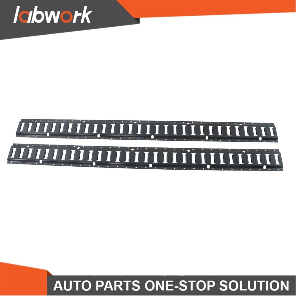 Labwork E Track Tie Down Rail Kit  2×5' E Track Rails for Garages Vans Trailers