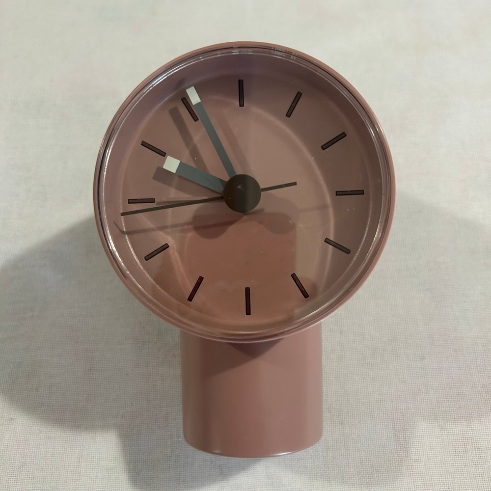 Ikea Bondtolvan Pink Analog Alarm Clock