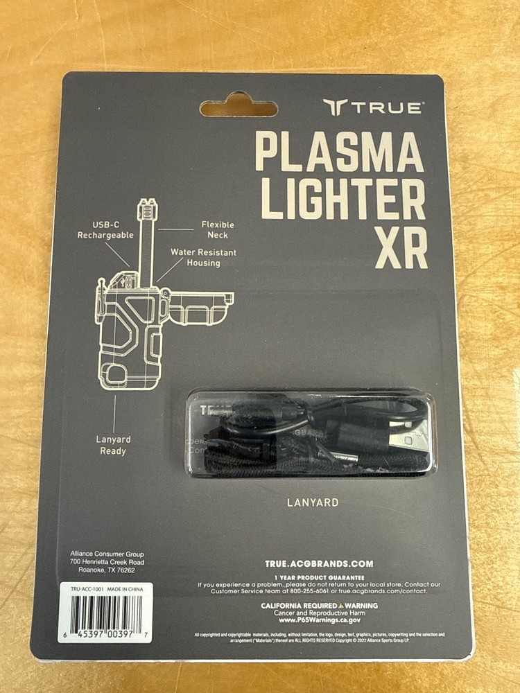 True plasma lighter xr rechargeable