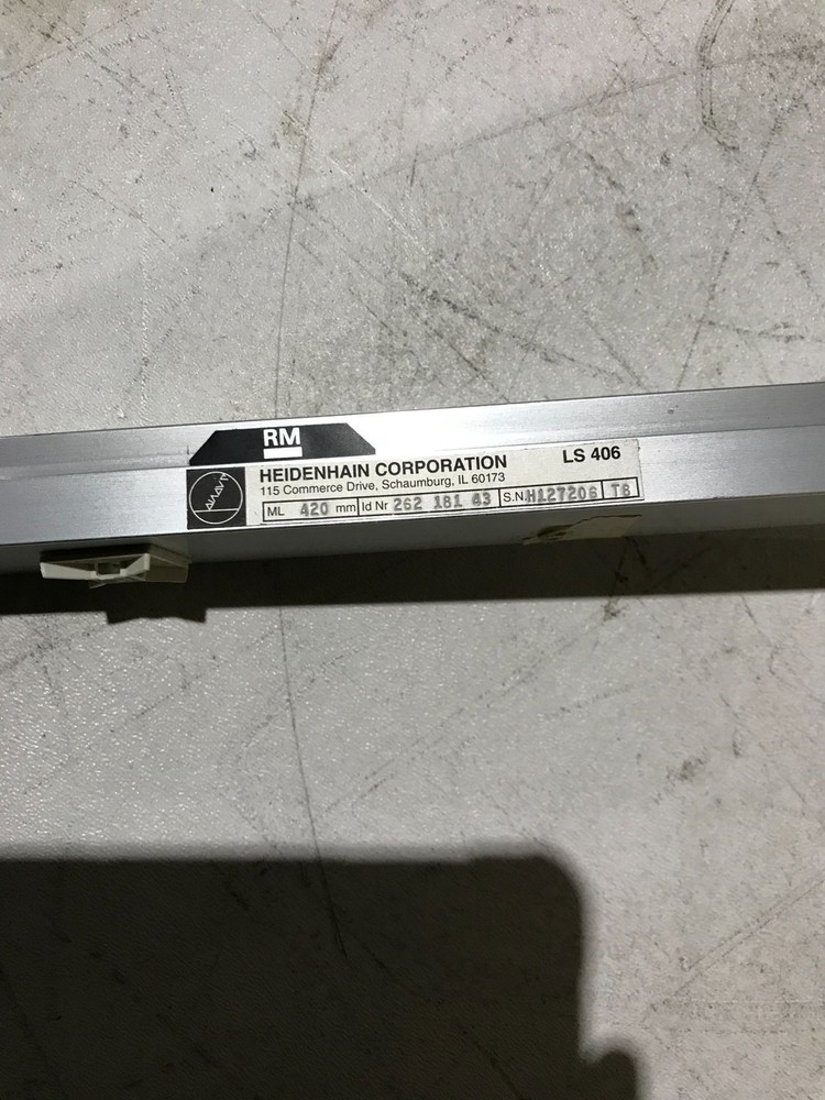 HEIDENHAIN LINEAR ENCODER LS 406 ID NUMBER 262 181 4 3 USED