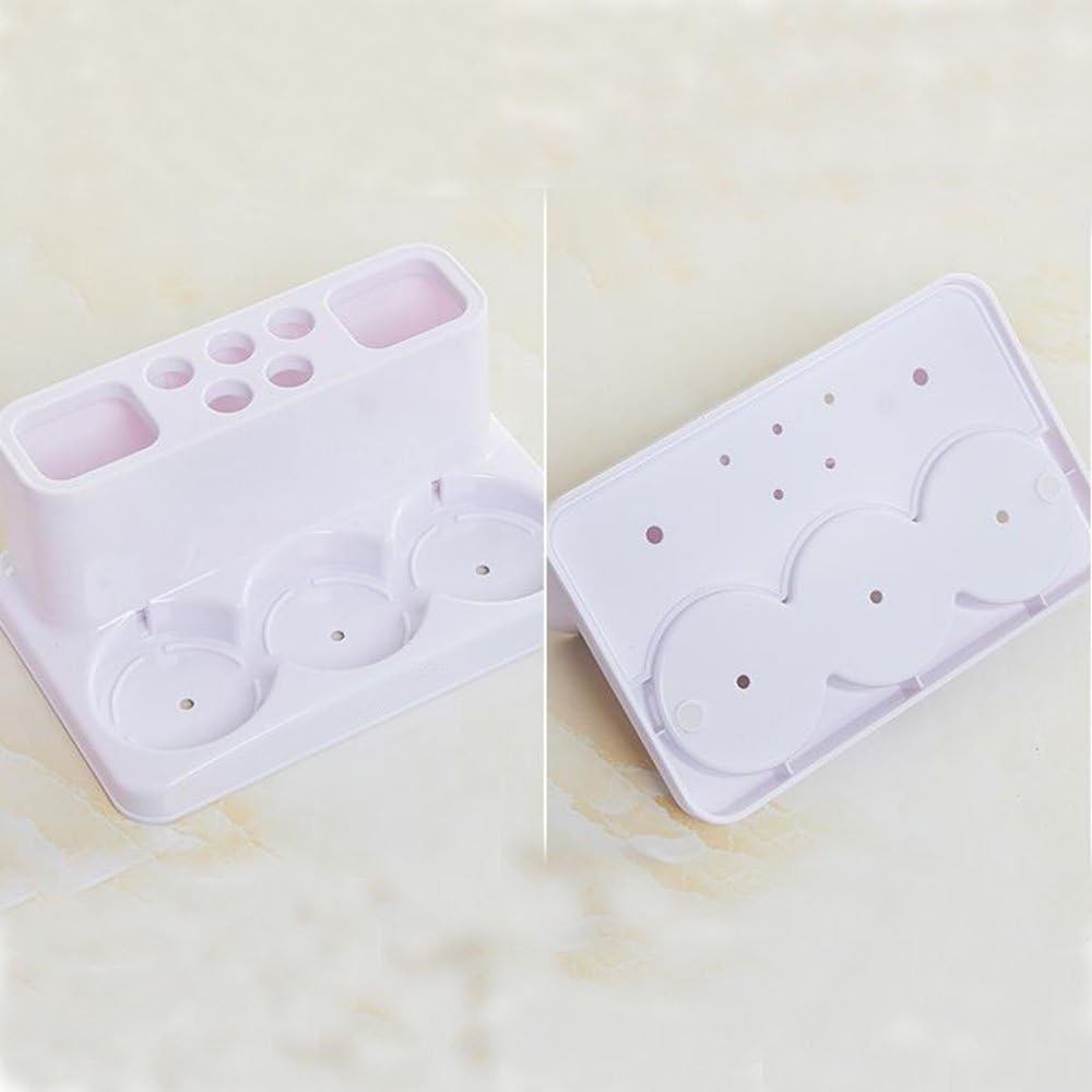 Toothbrush Toothpaste Holder Stand for Bathroom Storage Organizer Space-Saving