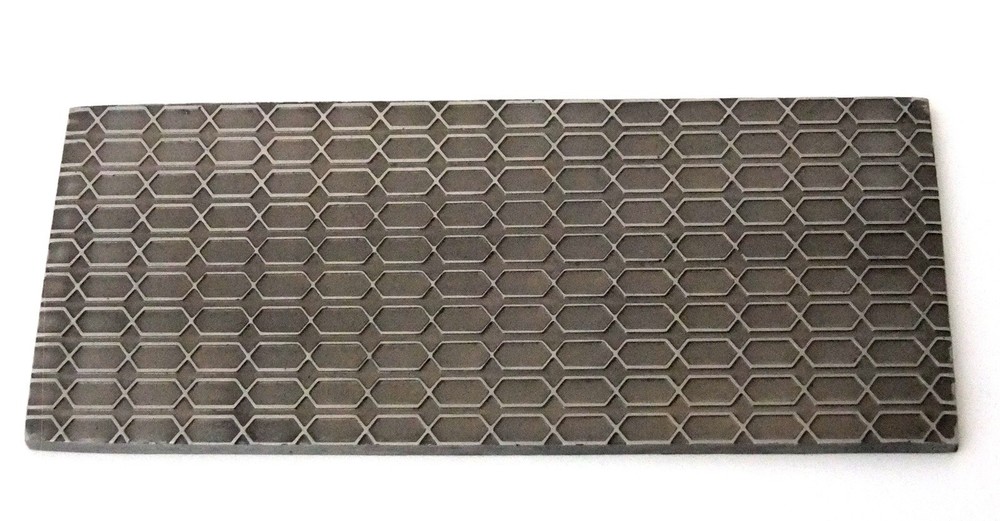 Pattern Texture Steel Plate for Press or Rolling Mill 6 x 2.5 Inch, #65