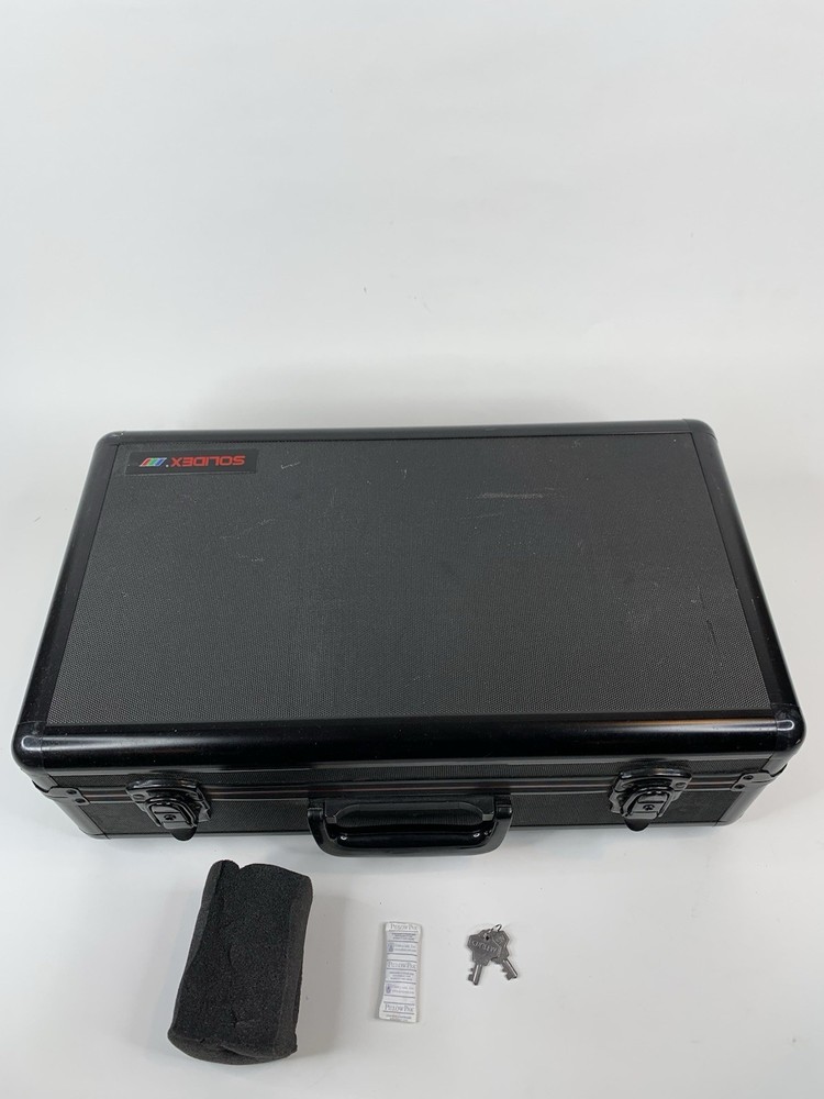 Solidex VTG Case Foam Lined Hard Shell Pelican Style For Electronics WITH KEYS