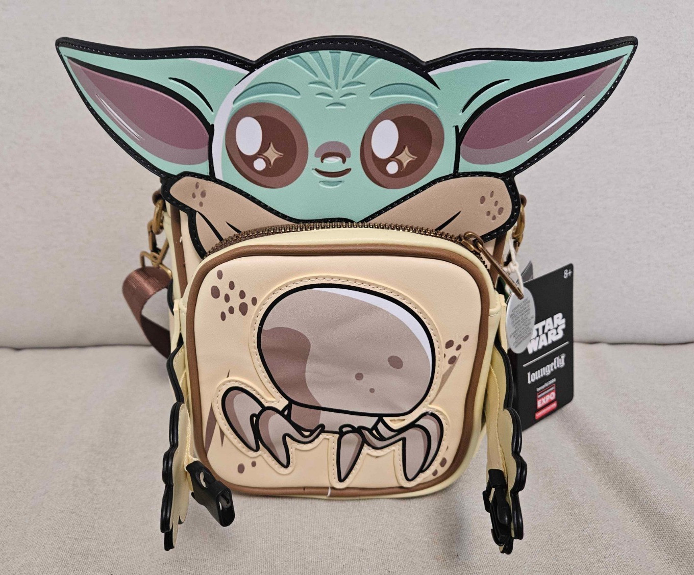 Loungefly Star Wars The Mandalorian C2E2 Grogu Crossbody with Coin Purse BNWT