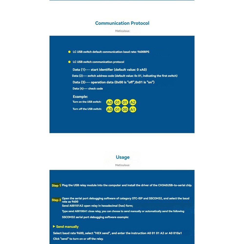 DC USB Relay Module TYPE-C Interface with Overcurrent Protection Support Co3246