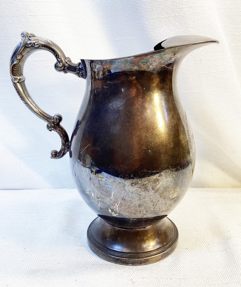 1961 Derby Satilla Rising Sun Silver Plated Footed 1st Pitcher Shooting Trophy