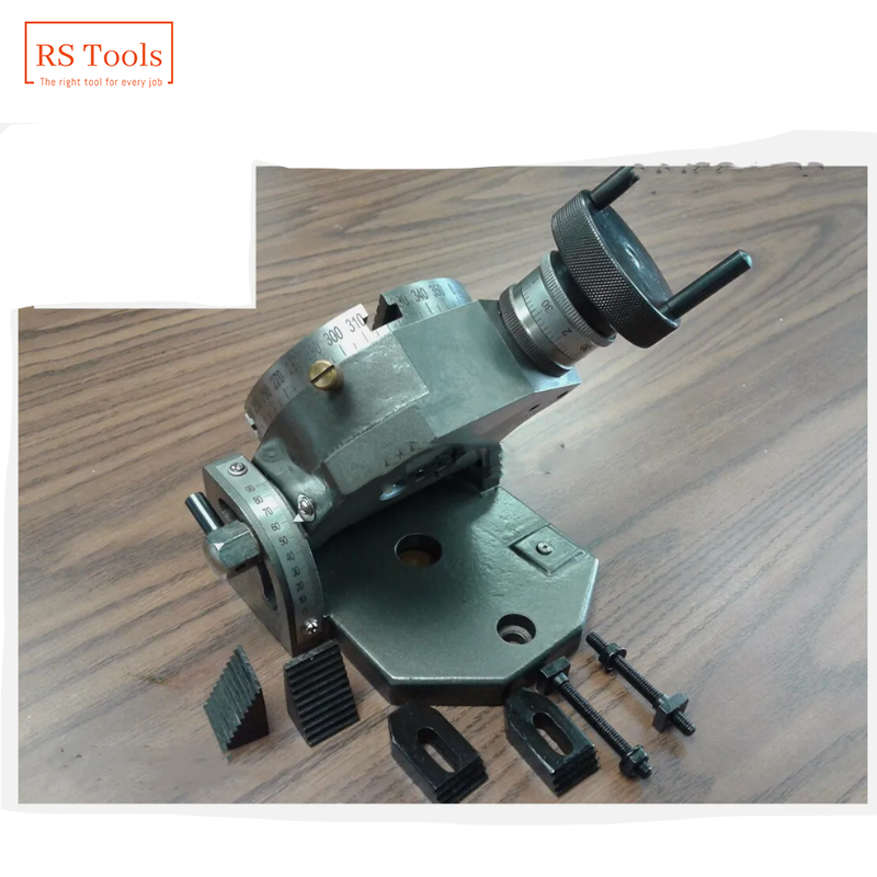 Precision Tilting Rotary Table 4" Inch With Clamping Kit USA RSTOOLS