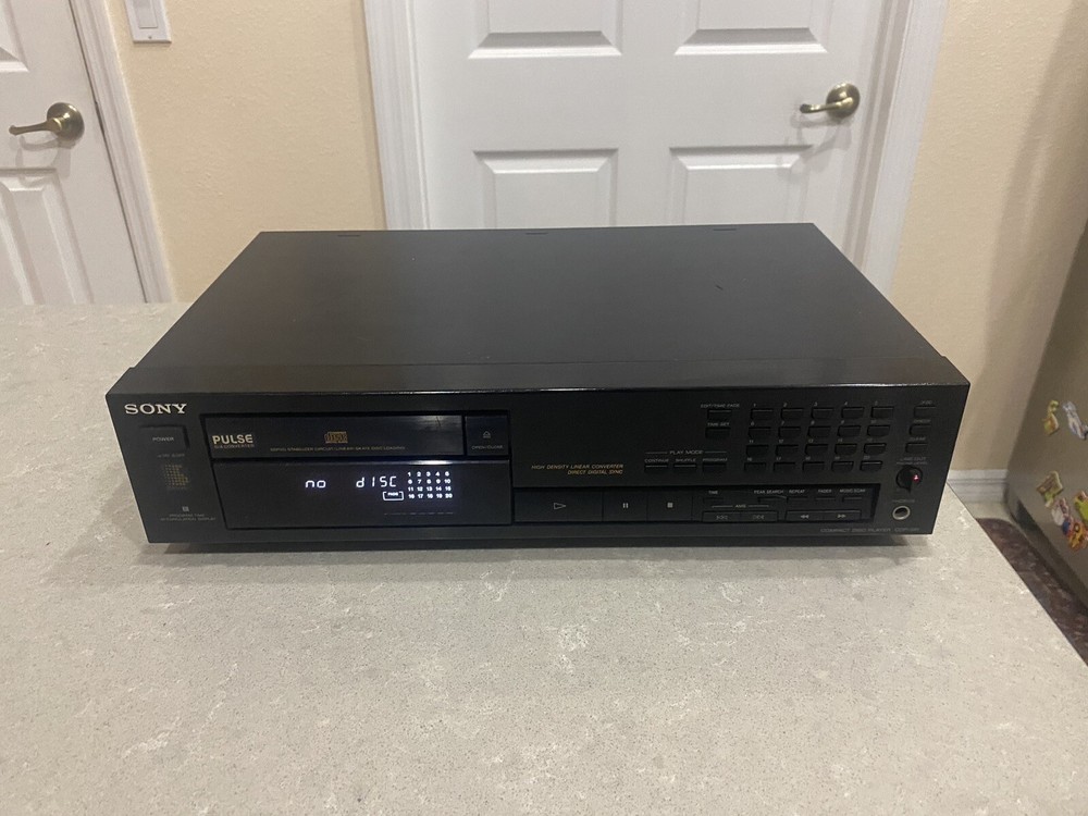 sony CDP-591 compact disc player - not ejecting for parts