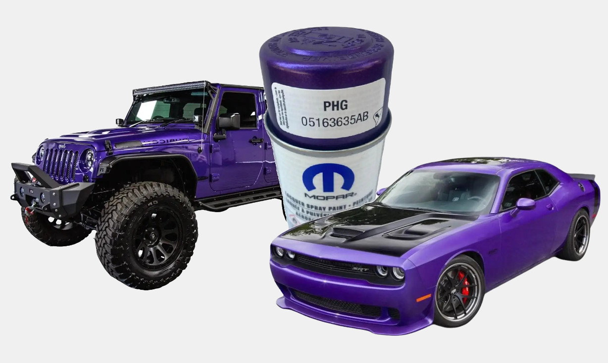 Mopar PHG Plum Crazy / Xtreme Purple Touch Up Paint