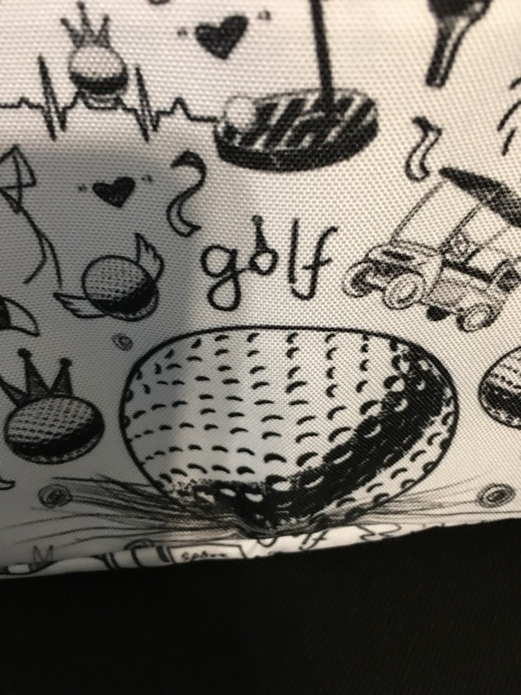 Golf Themed Lg capacity Lunch Bag