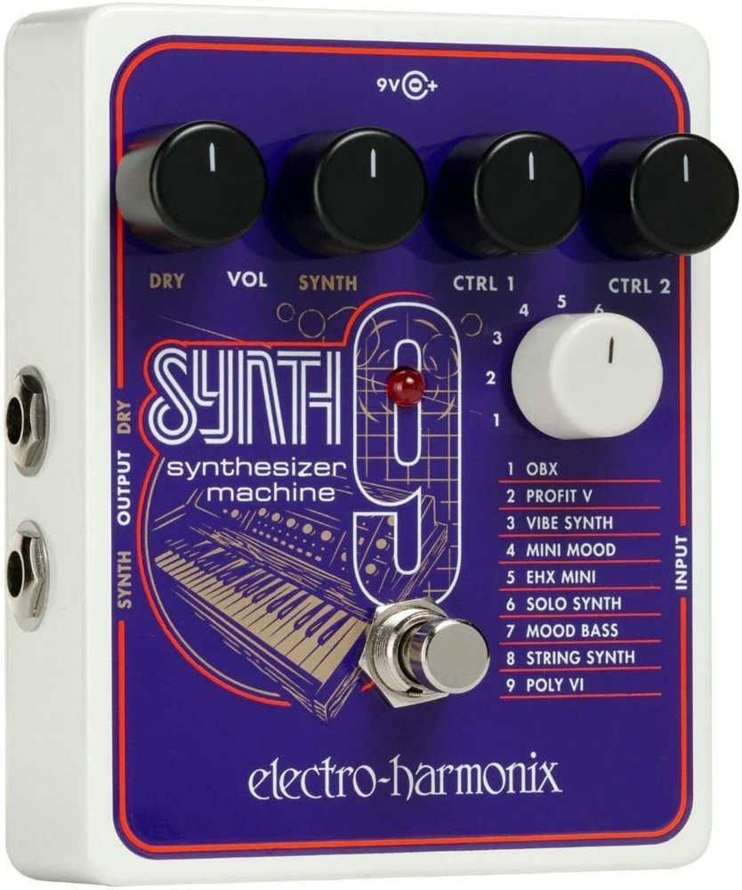 Electro-Harmonix SYNTH9 Synthesizer Machine Pedal From Japan New