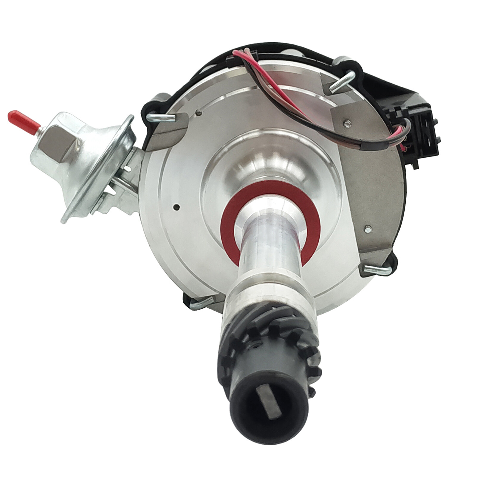 SBC BBC Chevy HEI Distributor Black Cap 65K Volt Coil - 283 305 350 396 427 454