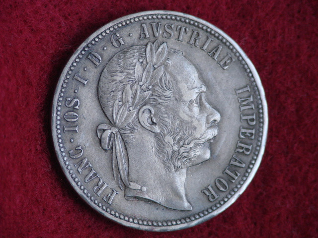 1879 Austria 1 Florin - VF