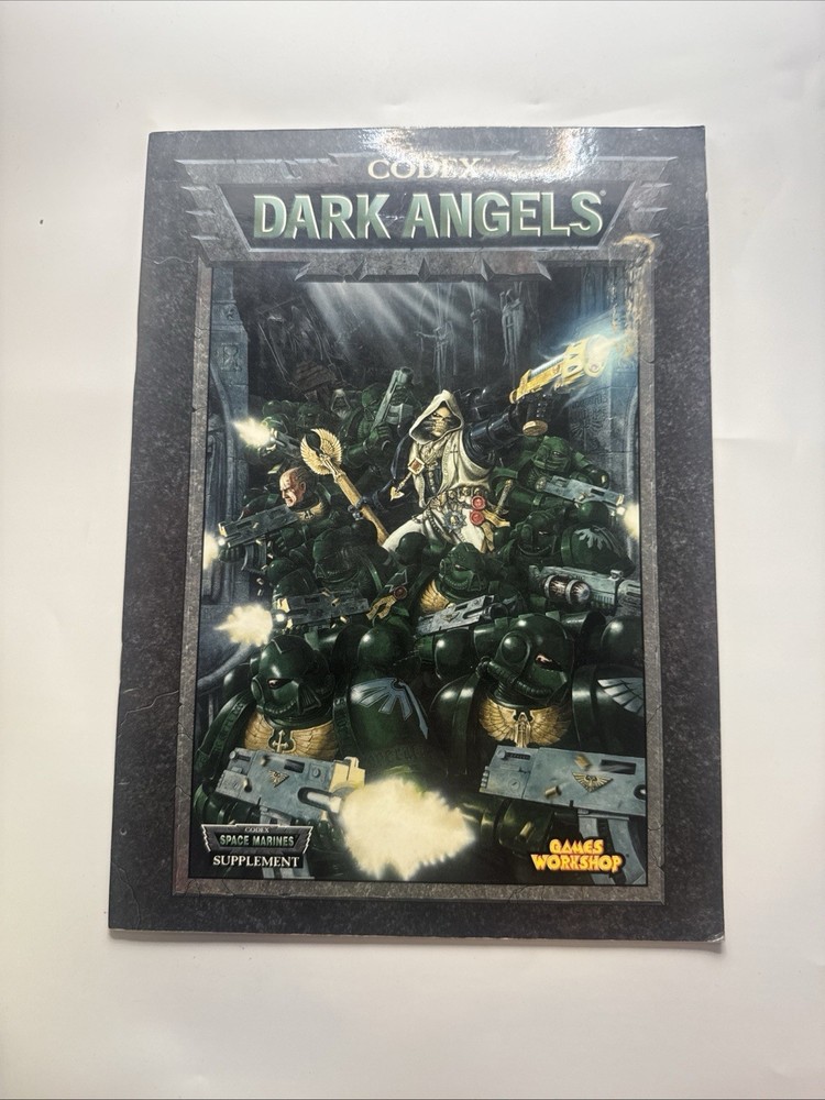 Warhammer 40K Codex Dark Angels Tabletop Miniatures Supplement Book Games Work
