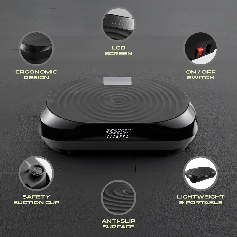 Vibration Platform Machine with Plug, Lymphatic Drainage for Weight Loss, Ful...