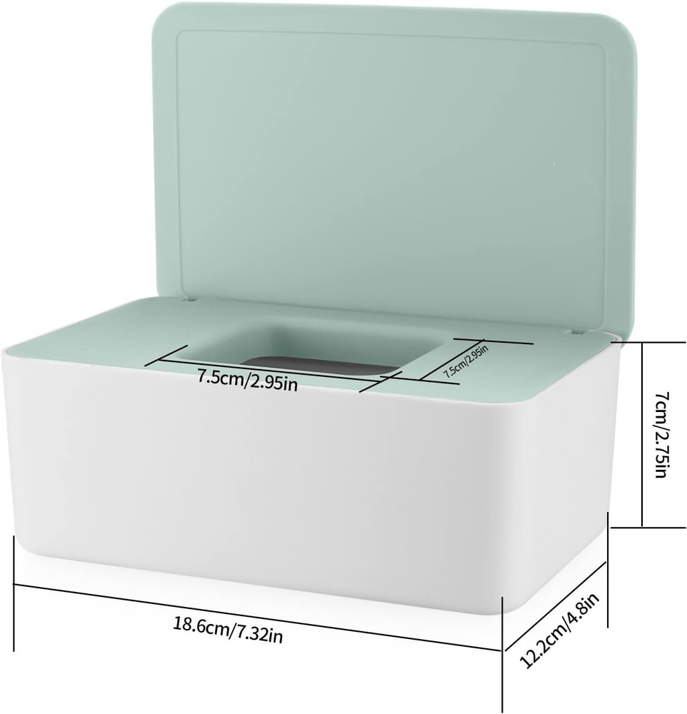 Diaper Wipes Dispenser, Refillable Wipe Container, Wipe Container with