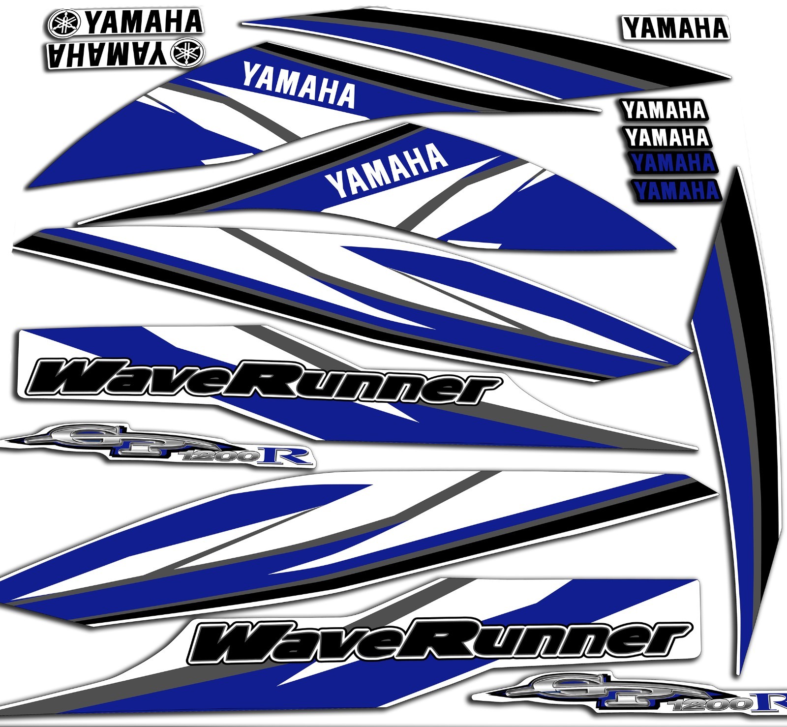 2002 YAMAHA GP1200R WAVERUNNER DECAL KIT GP 1200 R