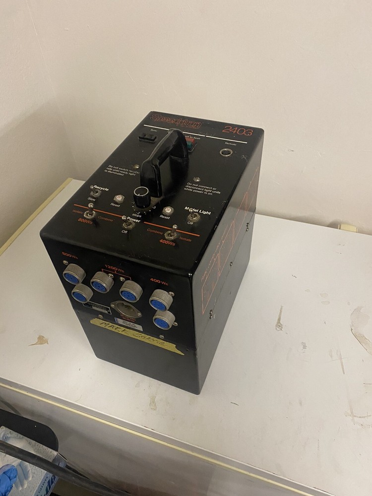Speedotron 2403 power supply. Great Working Condition