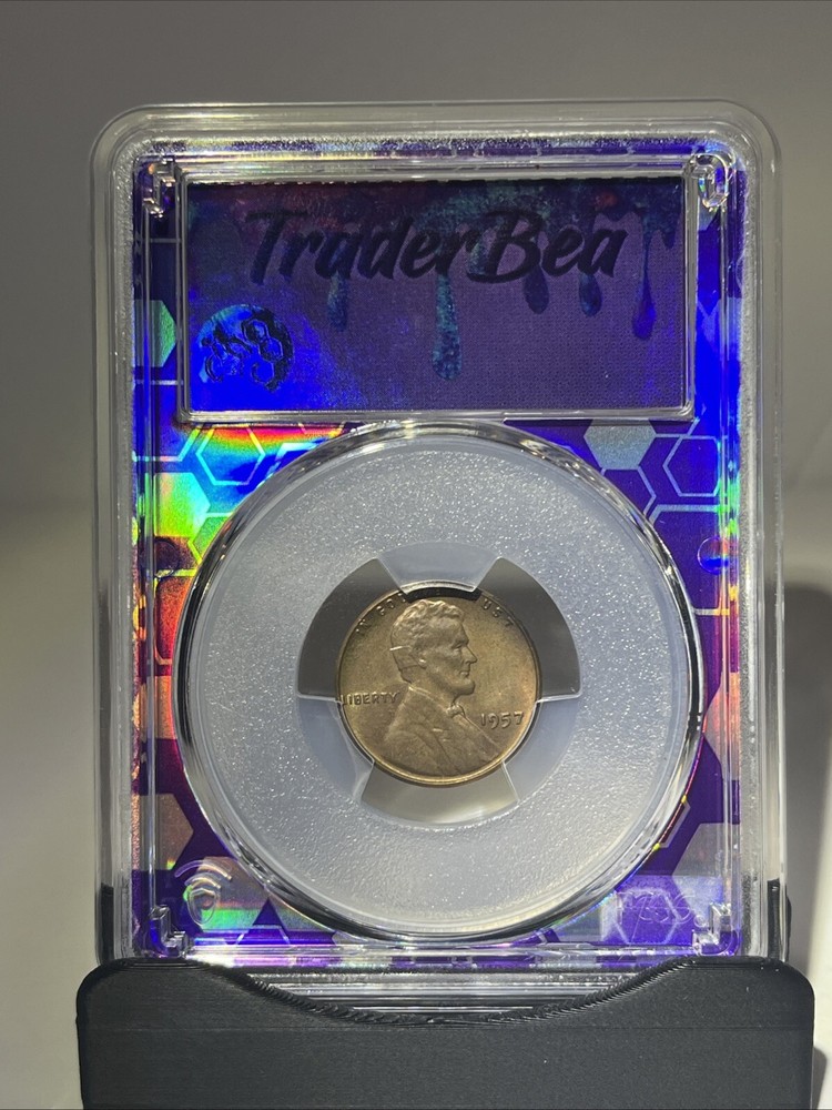 1957 1C PCGS Ms65RB