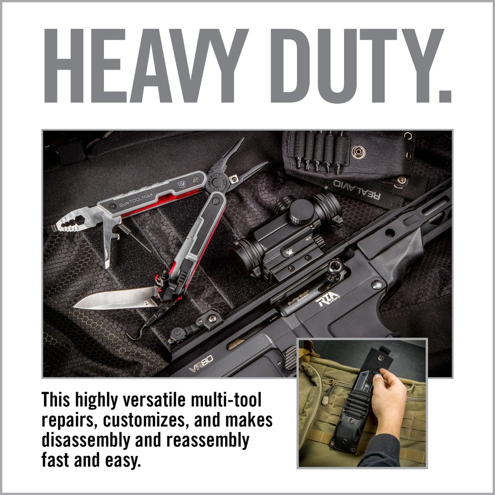 Real Avid Gun Tool Max - 37-in-1 Multitool for Gunsmithing