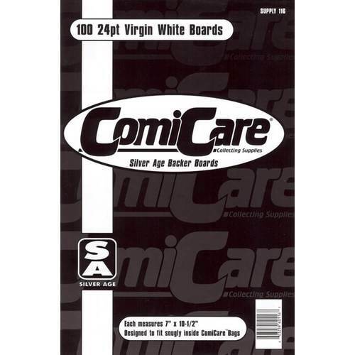 Comic Care Silver Age Comic Book Backing Boards 7" x 10 1/2"