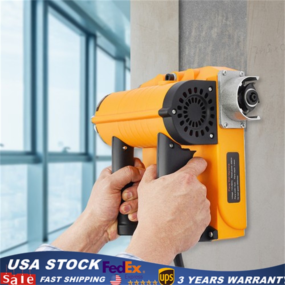 Concrete Planer Machine 110V 4580W 150mm Width Wall Putty Leveling Removing Tool