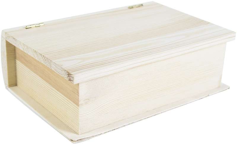Wood Keepsake Book Box 7"X5"X2.25"
