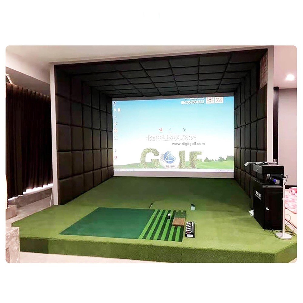 Golf 3D Hitting Mat Non-slip Simulator Rough Wedge Pad Hitting-optimized Indoor