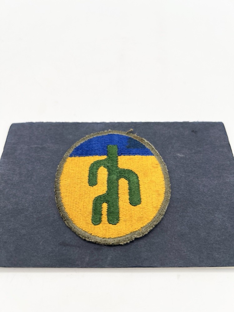 Original WWII U.S. Army Desert Training Center Patch Cactus DTC 1942