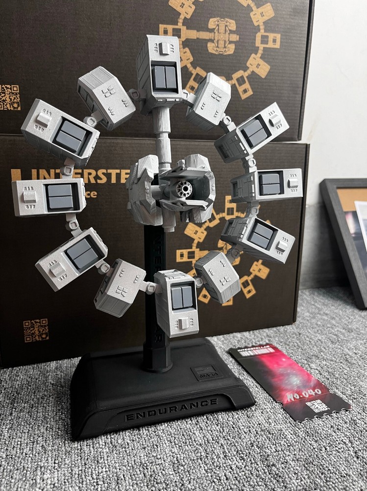 Endurance Space Station 3D Printed Rotatable Model Ornament