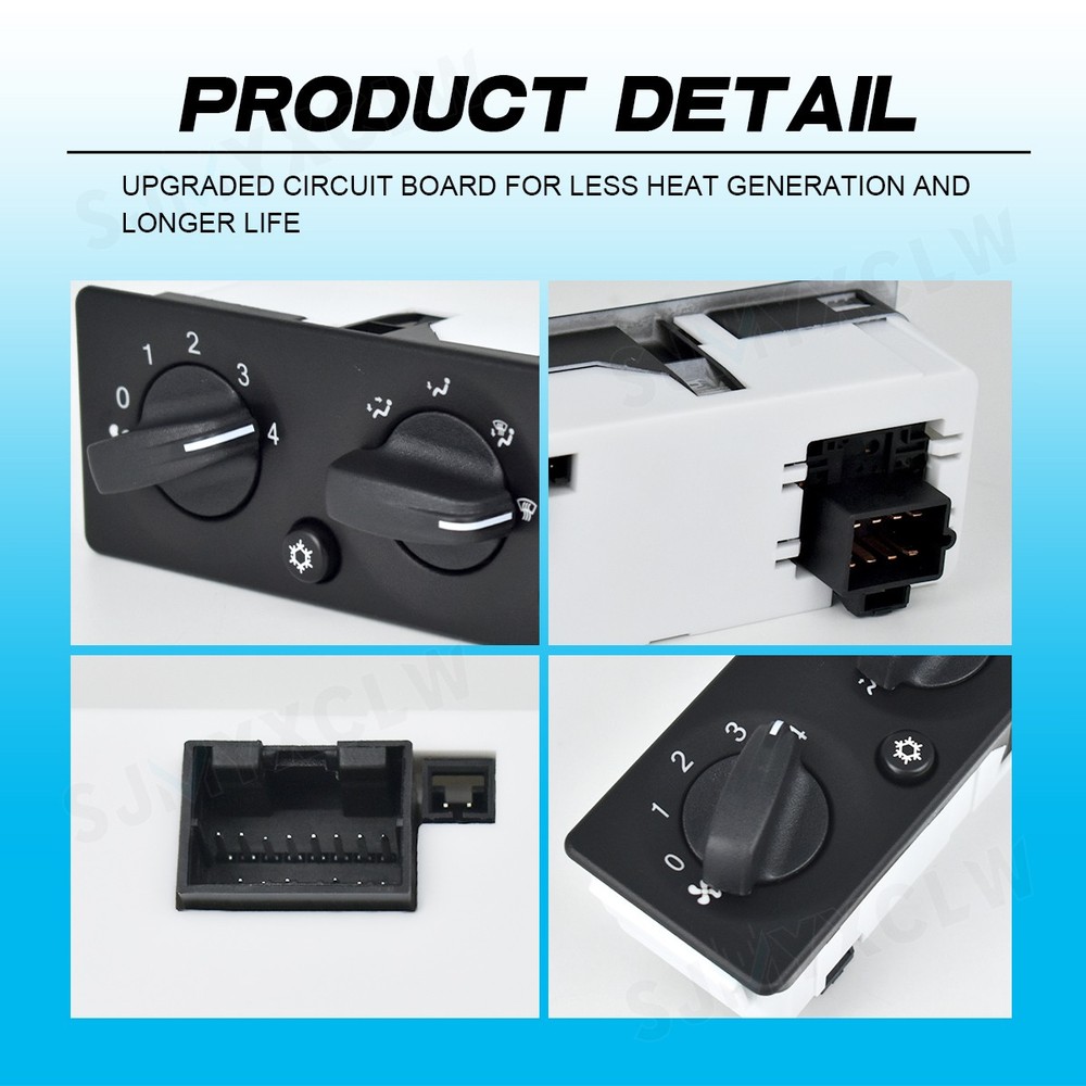 A/C Climate Control Module Panel Q21-6119 For Peterbilt 337