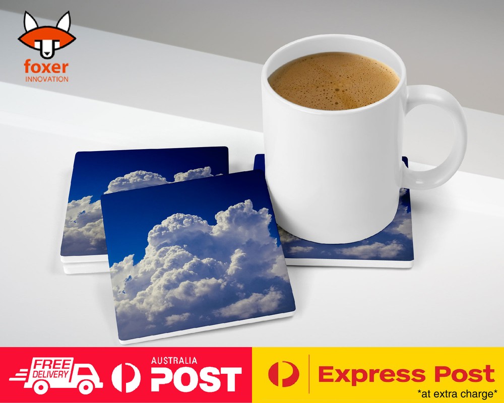 COASTER COFFEE DRINKING MAT|CLOUDS IN THE SKIES #2