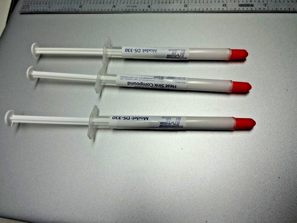 WHITE SILICONE THERMAL GREASE 3 PK