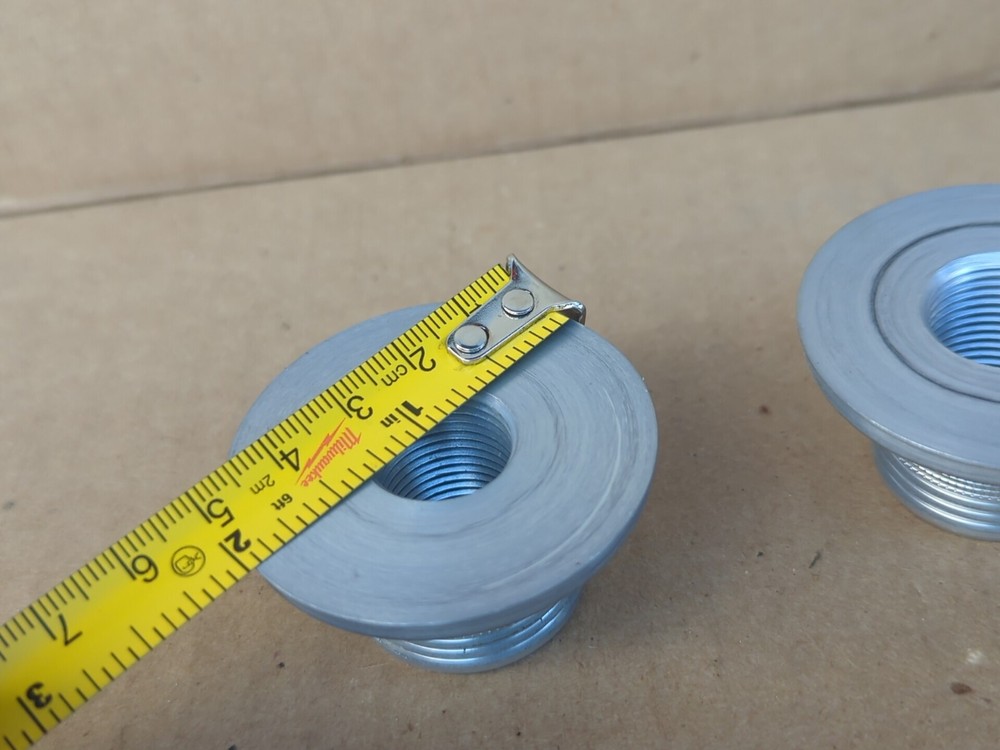 2 Aluminum Threaded Parts For MEAT GRINDER