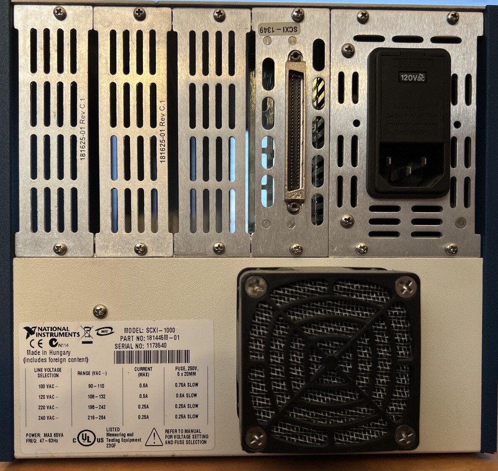 National Instruments SCXI-1000 Mainframe.