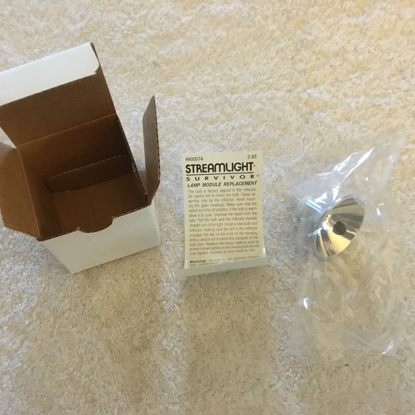 Streamlight 90030 Survivor (Old Model) Flashlight Replacement Lamp Module SL 90X