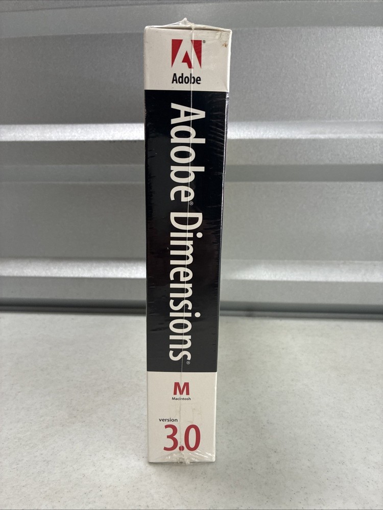 ADOBE Dimensions 3.0 Software Mac Retail Version Macintosh *NEW/sealed