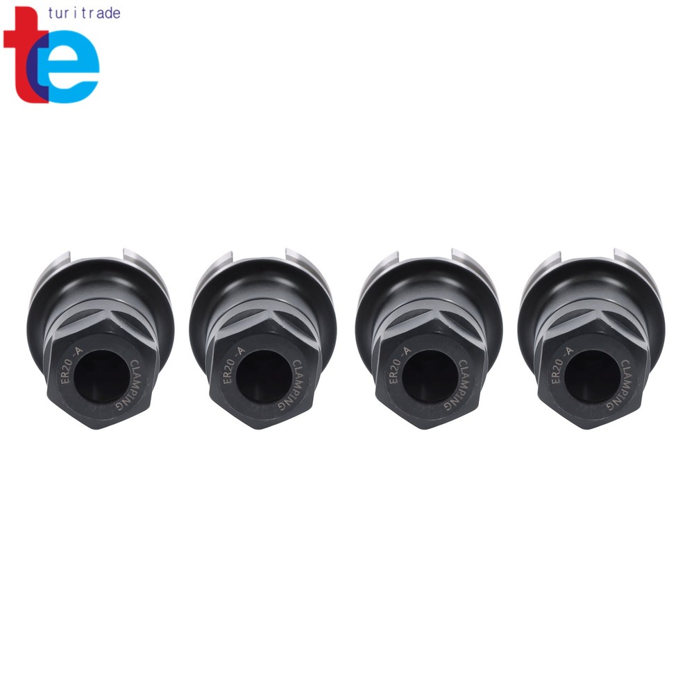 4 Pack BT30-ER20-70L Precision Collet Chuck Tool Holder CNC Machining