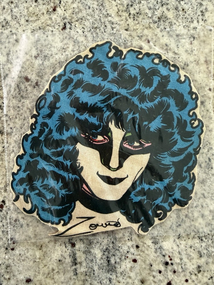 KISS 1980 SEALED ERIC CARR LARGE IRON ON PATCH MEXICO AUCOIN VINTAGE VERY RARE