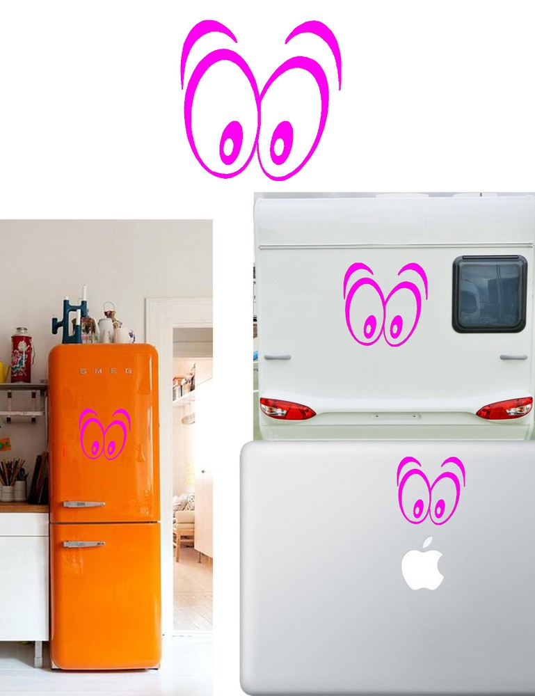 Eyes Sticker Vinyl Cut V2B