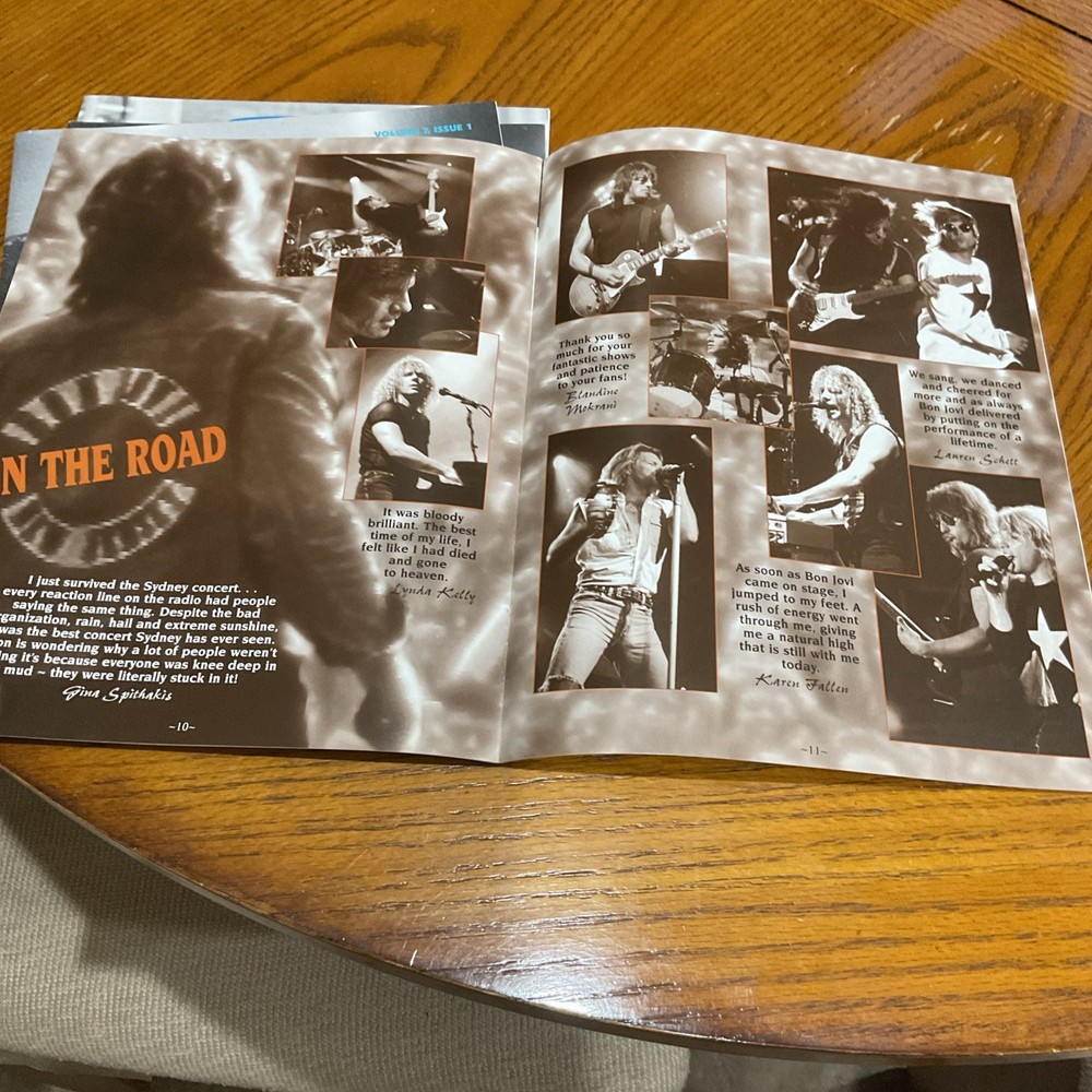 Backstage With Jon Bon Jovi Volume 7 Issues 1-4 Year 1995